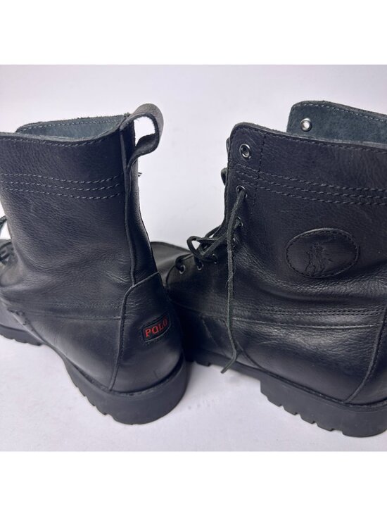 Polo Ralph Lauren Shoes Boots Streetwear Men 11.5 Westen Biker Moto Ranger Mid main image 3